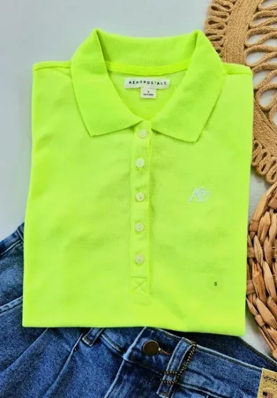 Camiseta Aeropostale para dama color verde limón