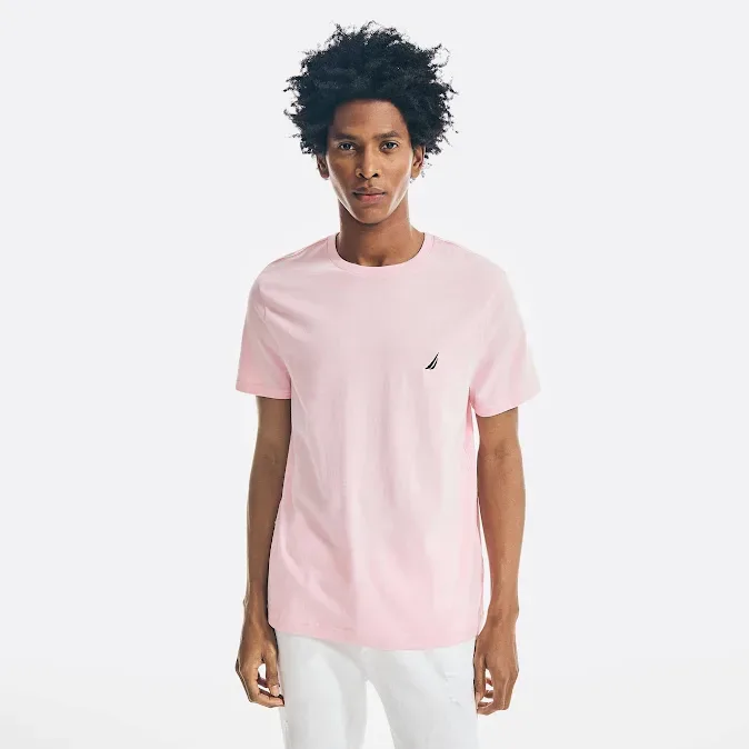 Camiseta Naútica para caballero color rosa