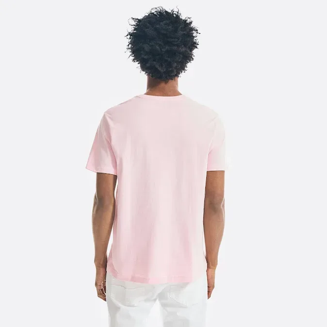 Camiseta Naútica para caballero color rosa