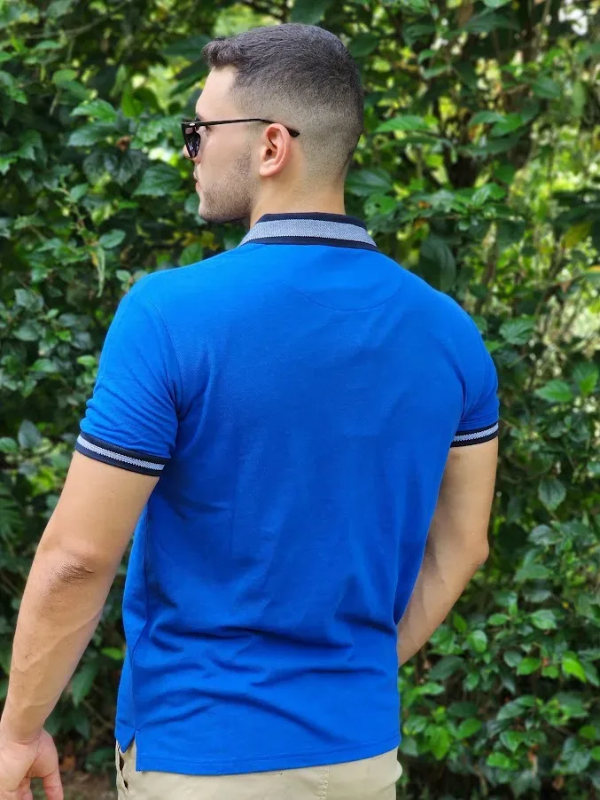 Camiseta Hummer para caballero color azul