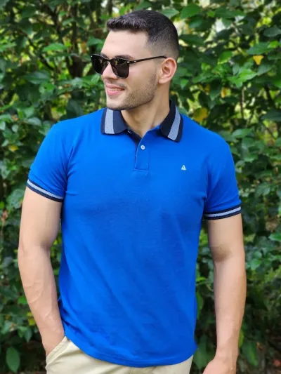 Camiseta Hummer para caballero color azul
