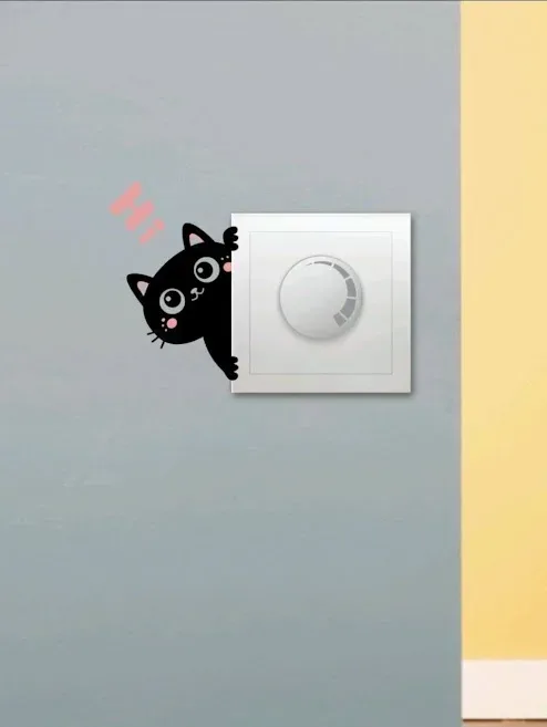 Pegatina para decorar de gato