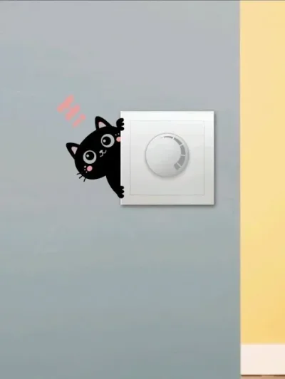 Pegatina para decorar de gato