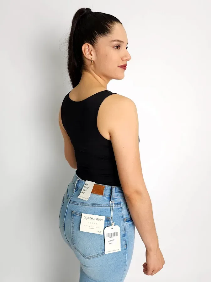 Body para dama color negro