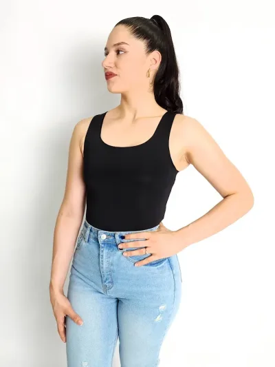 Body para dama color negro