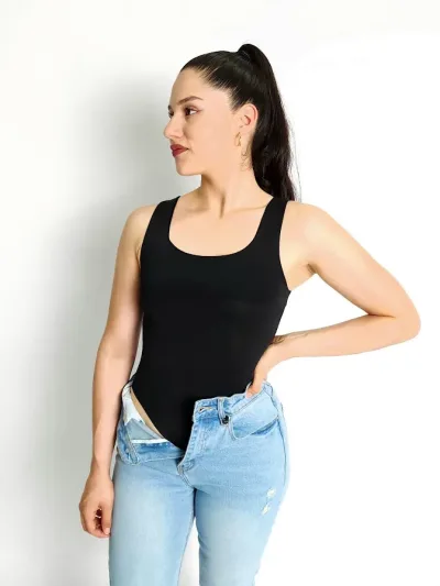 Body para dama color negro