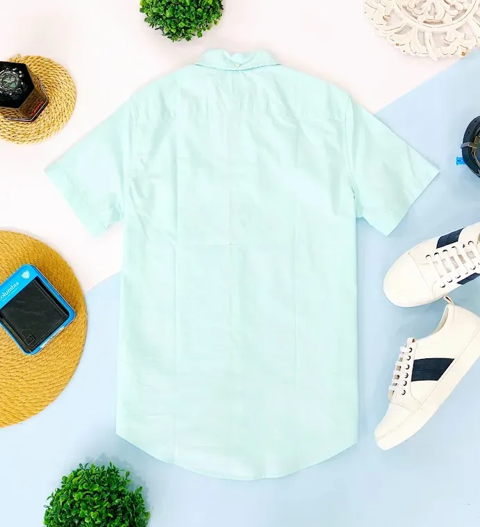 Camisa Tommy Hilfiger para caballero color verde menta
