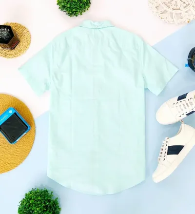 Camisa Tommy Hilfiger para caballero color verde menta