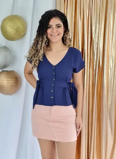 Blusa para dama color azul
