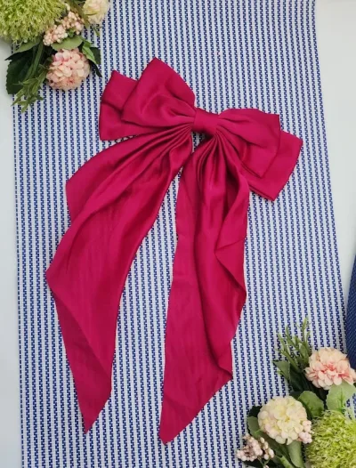 Prensa de lazo color fucsia