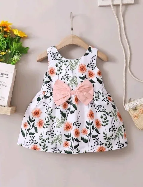 Vestido para niña diseño floral