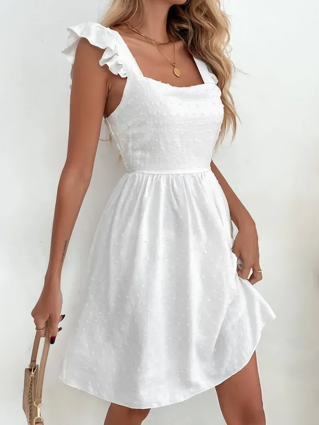 Vestido Blanco de Dama