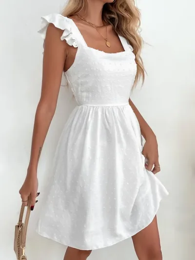 Vestido Blanco de Dama
