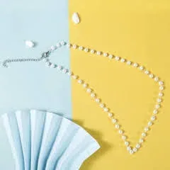 Collar para dama diseño de perlas