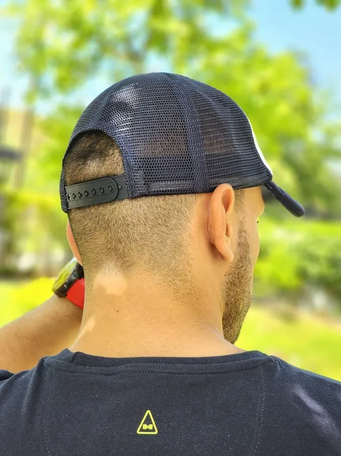Gorra Hummer para caballero color azul con blanco