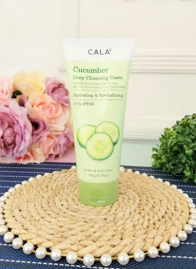 Espuma limpiadora de pepino  CALA