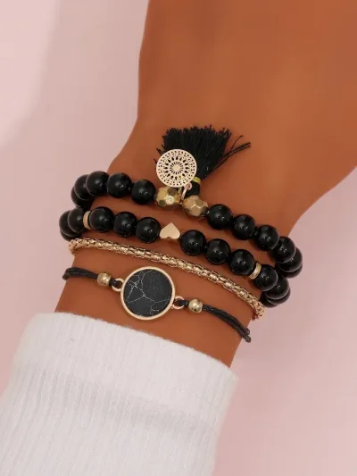 4 piezas Pulsera