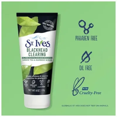 Exfoliante facial ST. Ives de Té Árbol y Bamboo
