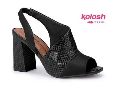 Tacones Kolosh para dama color negro Z6443