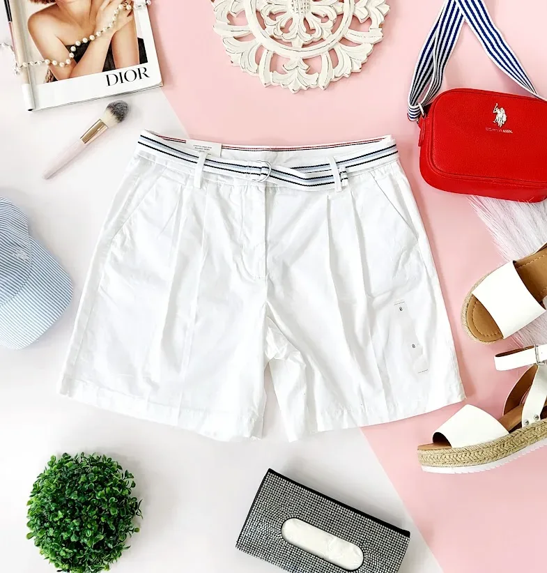 Short Tommy Hilfiger para dama color blanco
