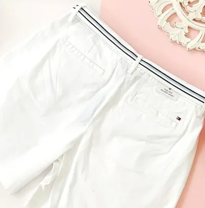 Short Tommy Hilfiger para dama color blanco