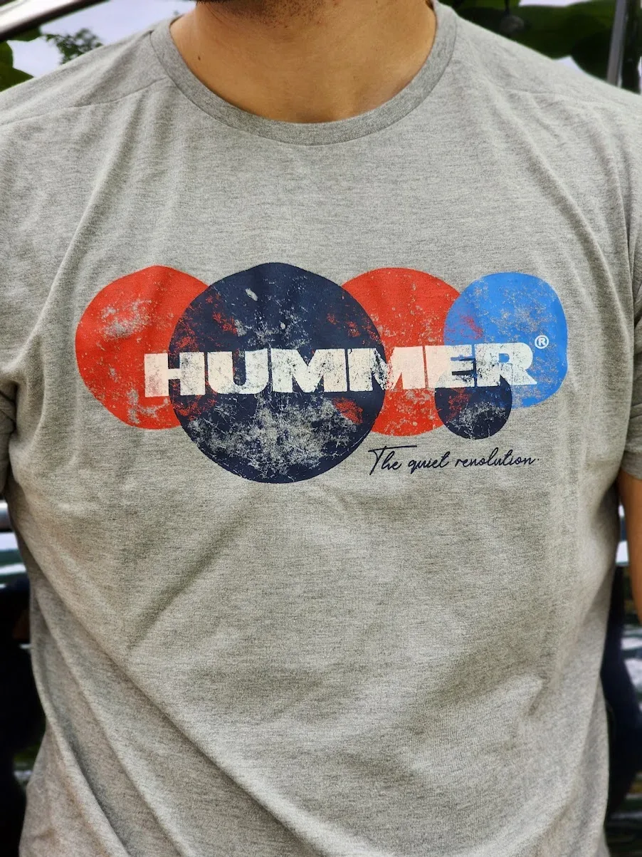 Camiseta Hummer para caballero color gris
