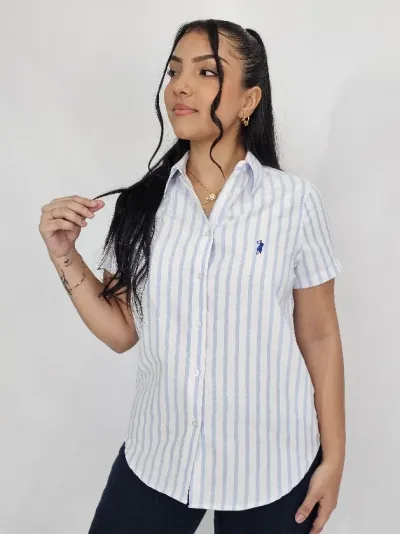 Camisa Cambridge polo para Dama