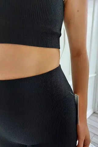 Conjunto deportivo para dama color negro