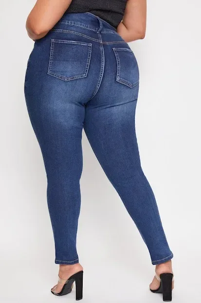 Jeans de mezclilla YMI High Rise Skinny para Dama. #:EP60741