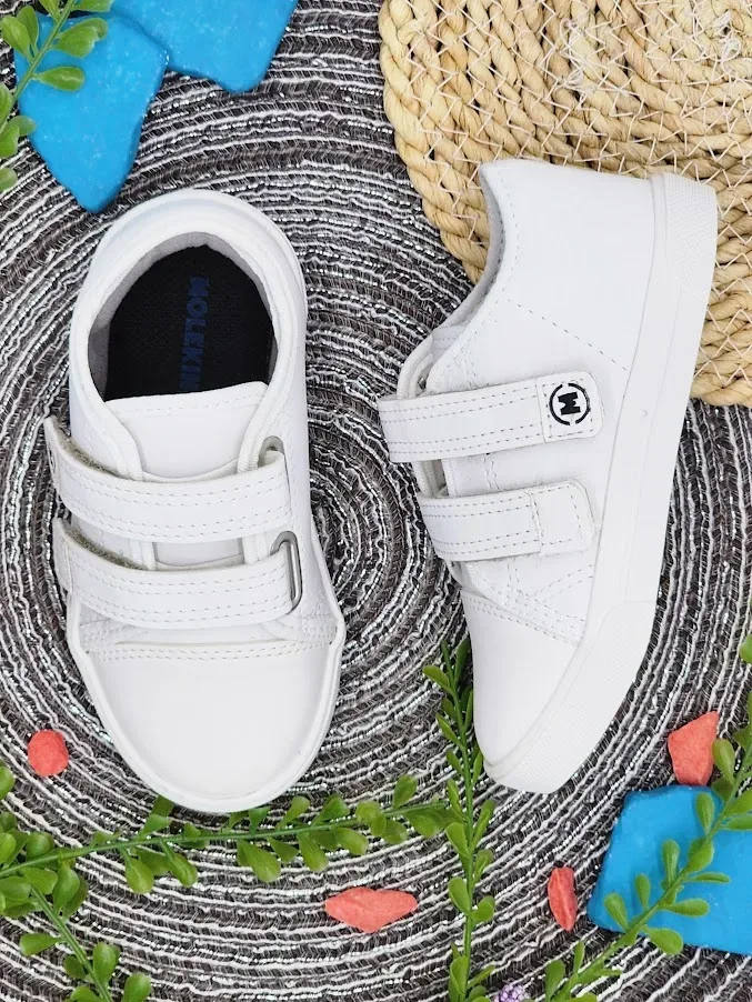 Tenis Molekinho para niño color blanco