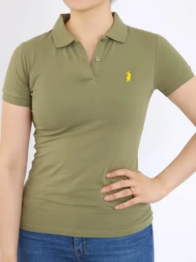 Camiseta Polo Cambrige Club para dama color verde musgo