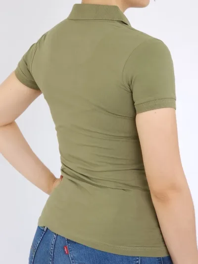 Camiseta Polo Cambrige Club para dama color verde musgo