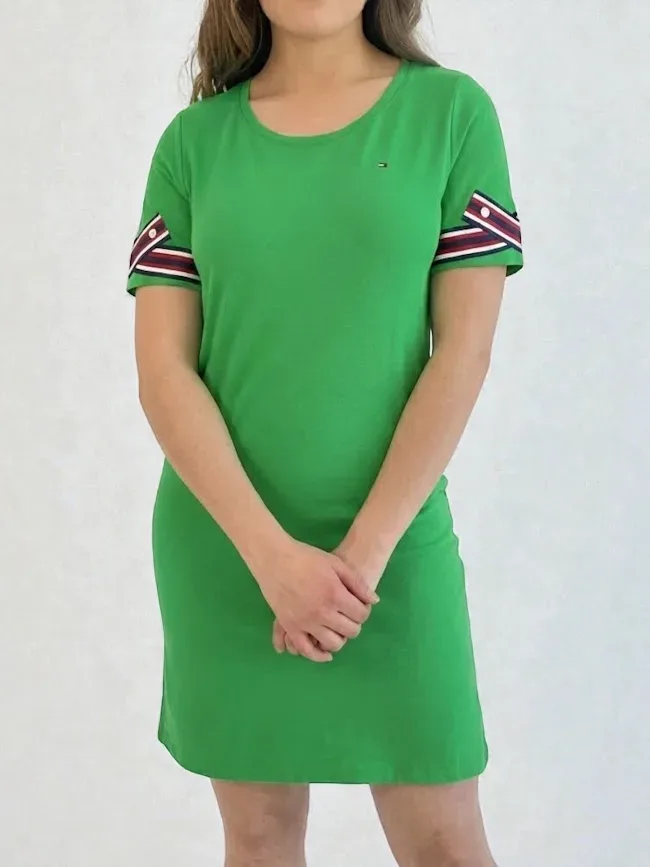 Vestido Tommy Hilfiger para dama A4DA1926 FRN COLOR VERDE