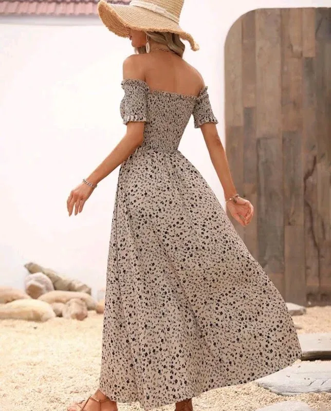 Vestido para dama con estampado floral