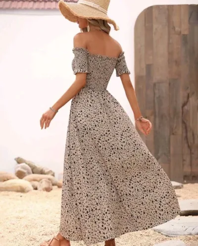 Vestido para dama con estampado floral