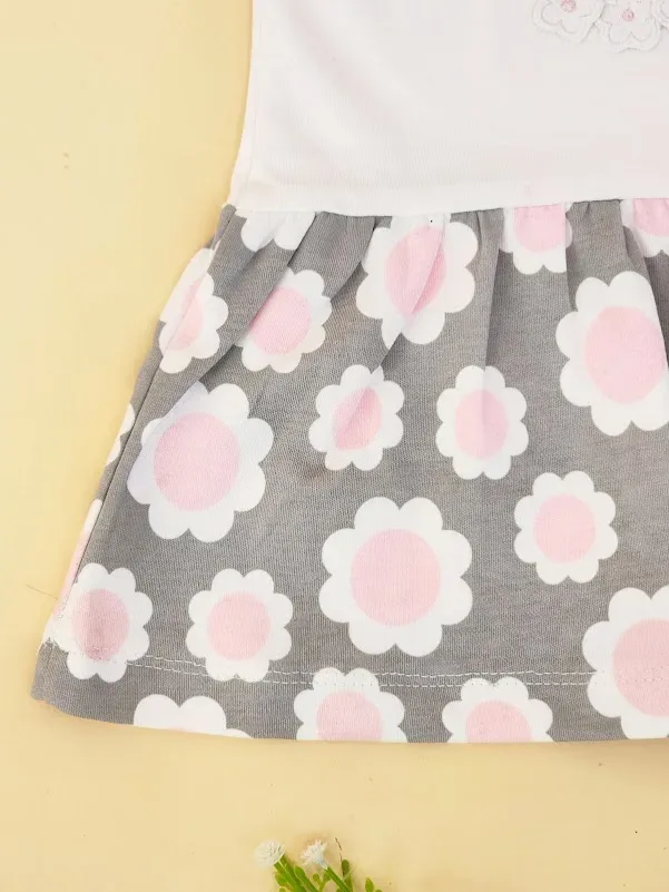 Mini Vestido Everfit para niña 10240Z #MULTICOLOR