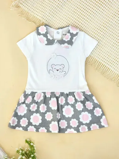 Mini Vestido Everfit para niña 10240Z #MULTICOLOR