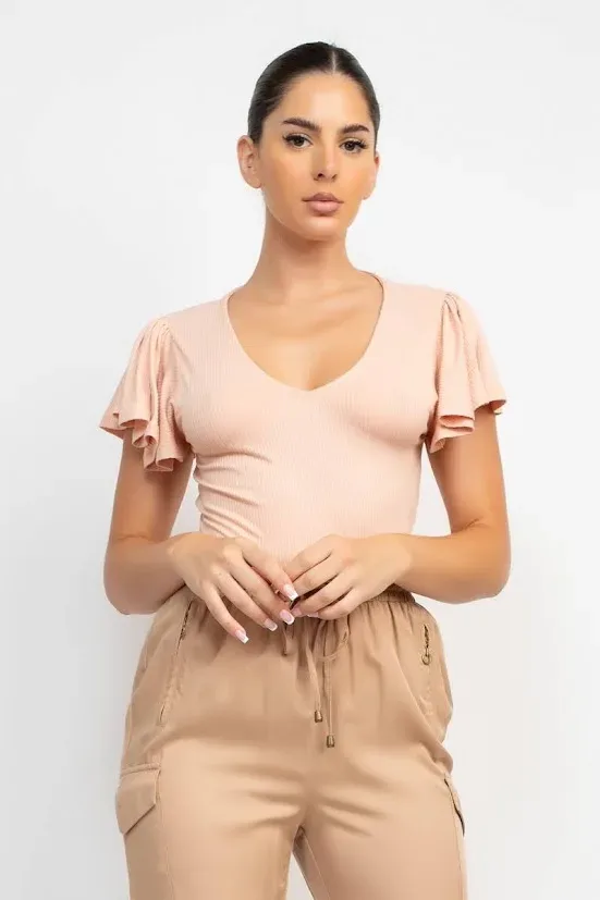 Blusa para Dama color papaya