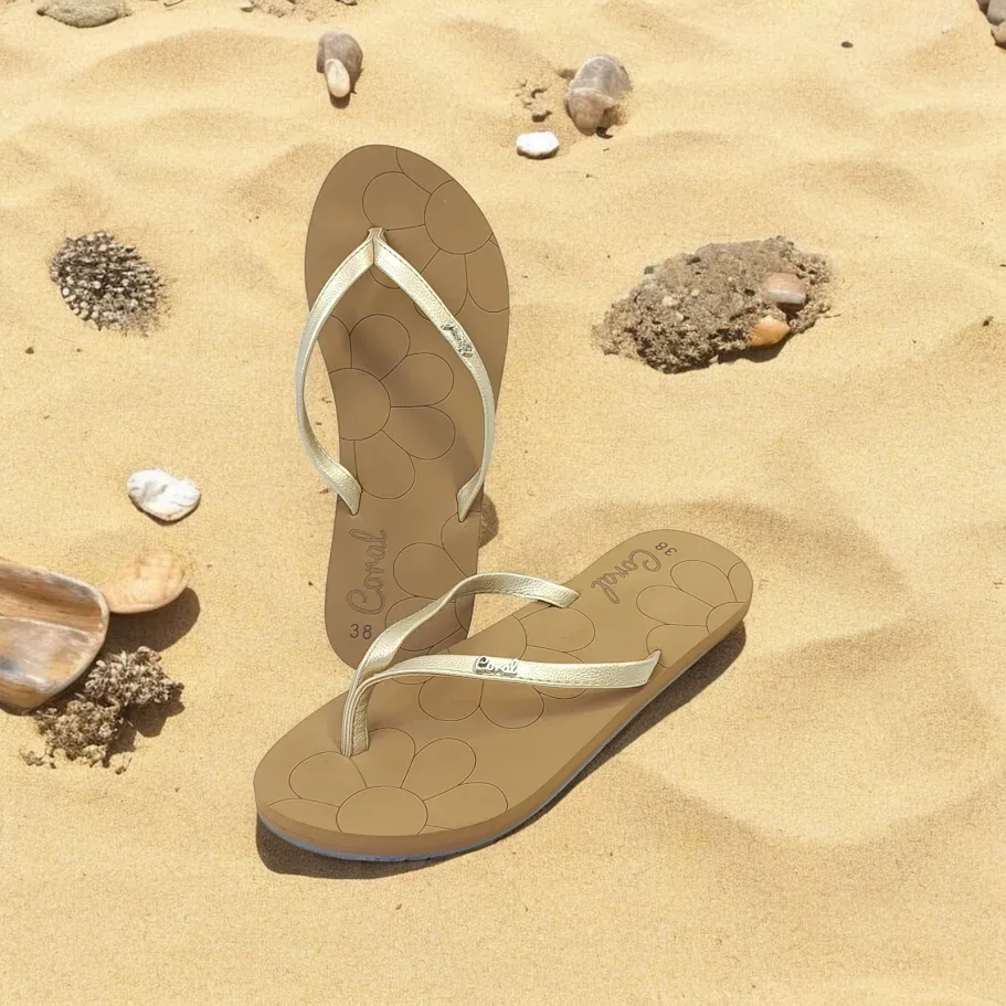 Sandalias Coral UVITA GOLD para Dama
