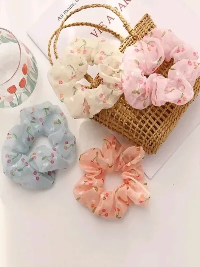 Set de colas de cabello para dama multicolor