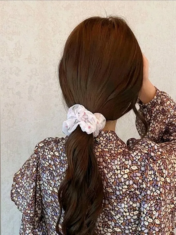 Set de colas de cabello para dama multicolor