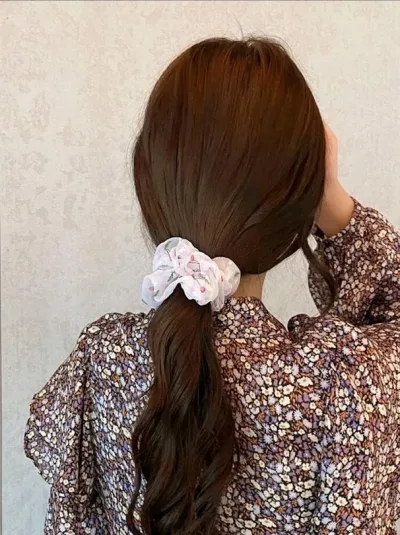 Set de colas de cabello para dama multicolor