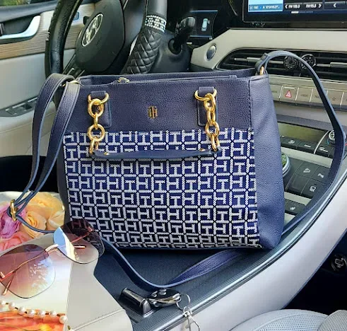 Bolso Tommy Hilfiger para dama color azul