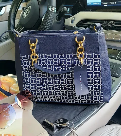 Bolso Tommy Hilfiger para dama color azul
