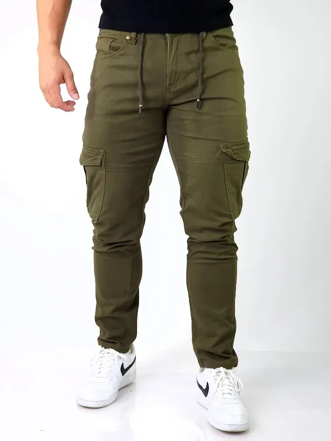 Pantalones cargo Hydrolic para caballero verde musgo