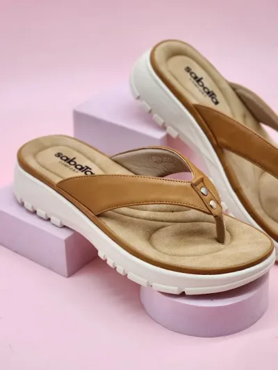 Sandalias Sabata para dama loren-2511 BROWN
