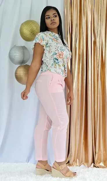 Pantalón para dama color rosa