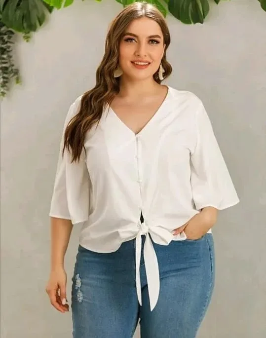 Blusa para dama de color blanco