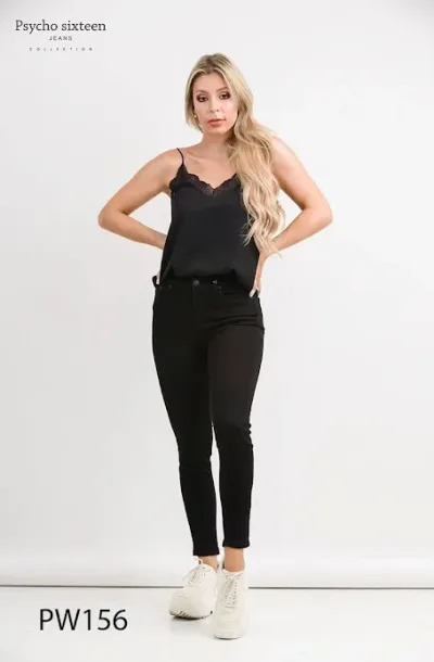 Pantalón para dama Psycho Sixteen PW156 color negro