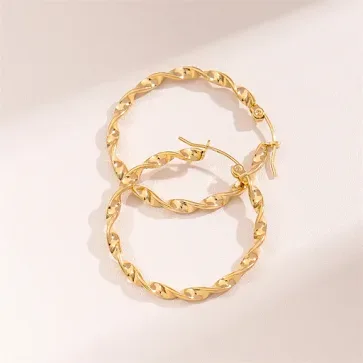 Argollas de acero inoxidable para dama